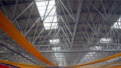 南岸盘点螺栓球网架构件施工前的检验工作